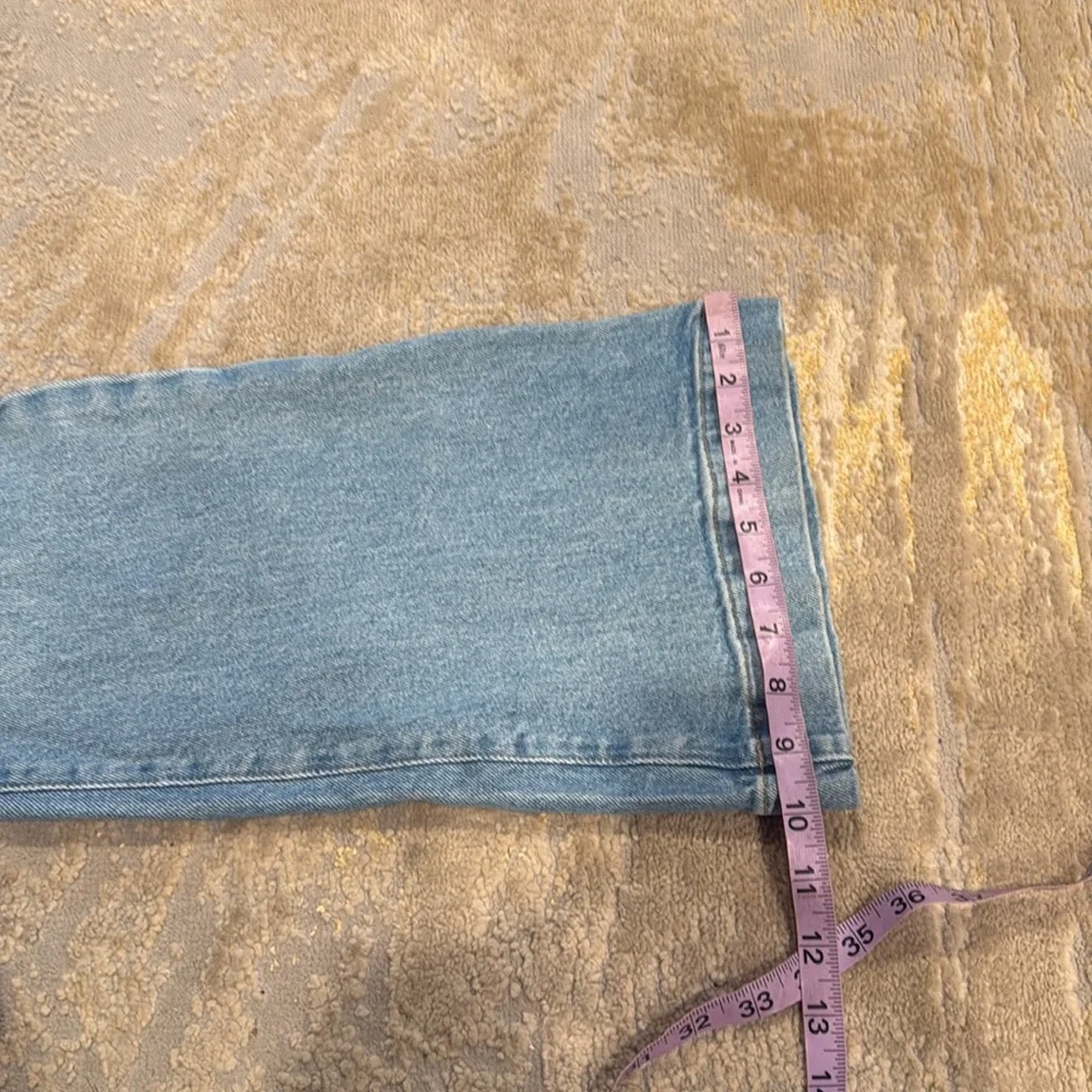 Frame Double Button Pocket Mid Rise Flare Jean Size 29 Caye Wash Retro EUC - Picture 12 of 12